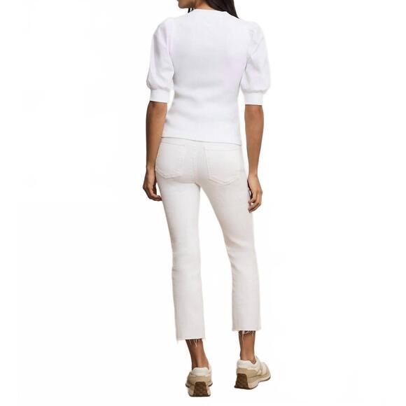 NEW VERONICA BEARD coralee top in white